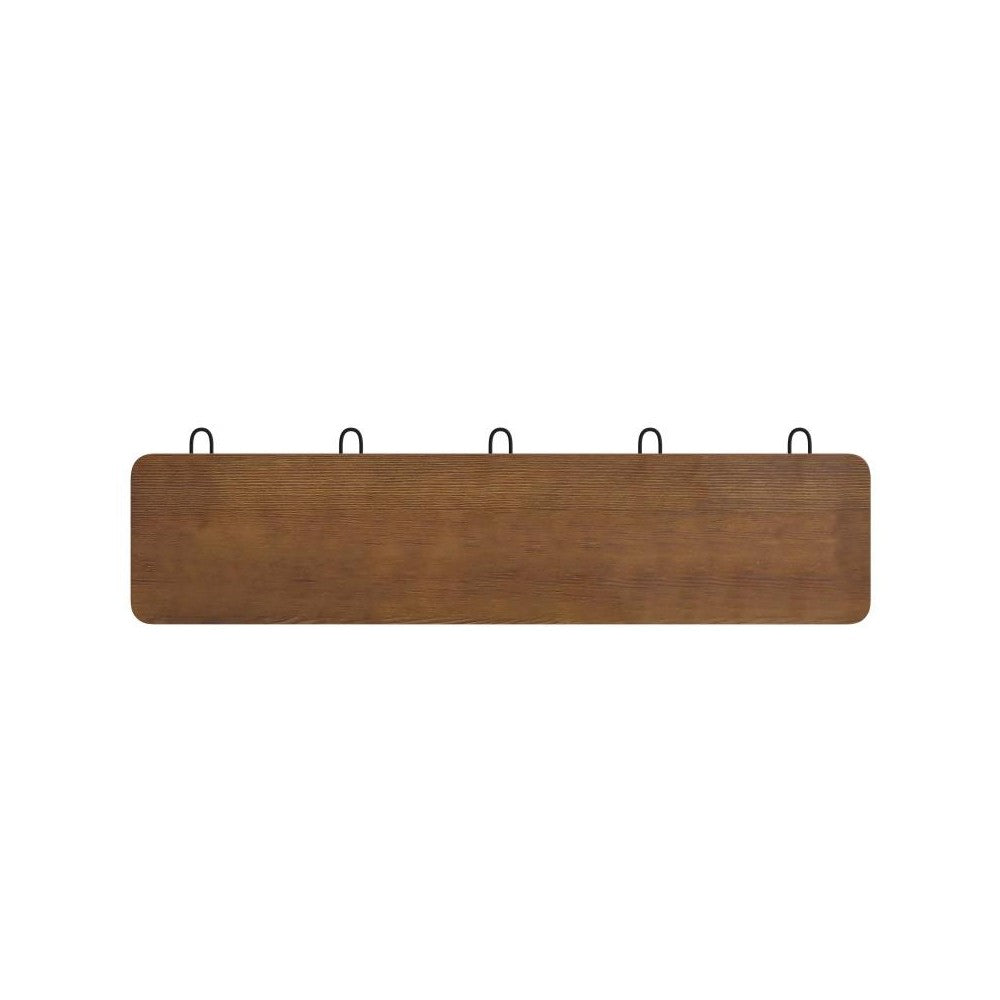 Classic Brown Wall Coat Rack