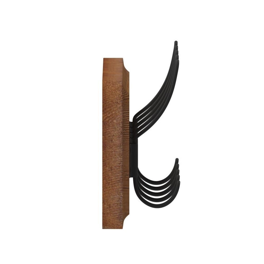 Classic Brown Wall Coat Rack