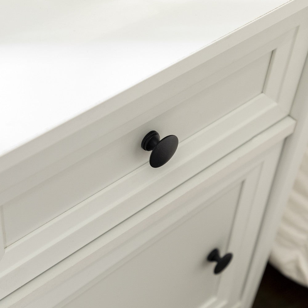 Classic Groove Nightstand - White