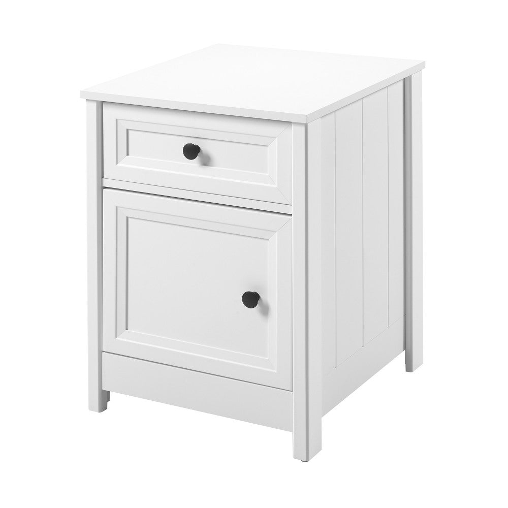 Classic Groove Nightstand - White