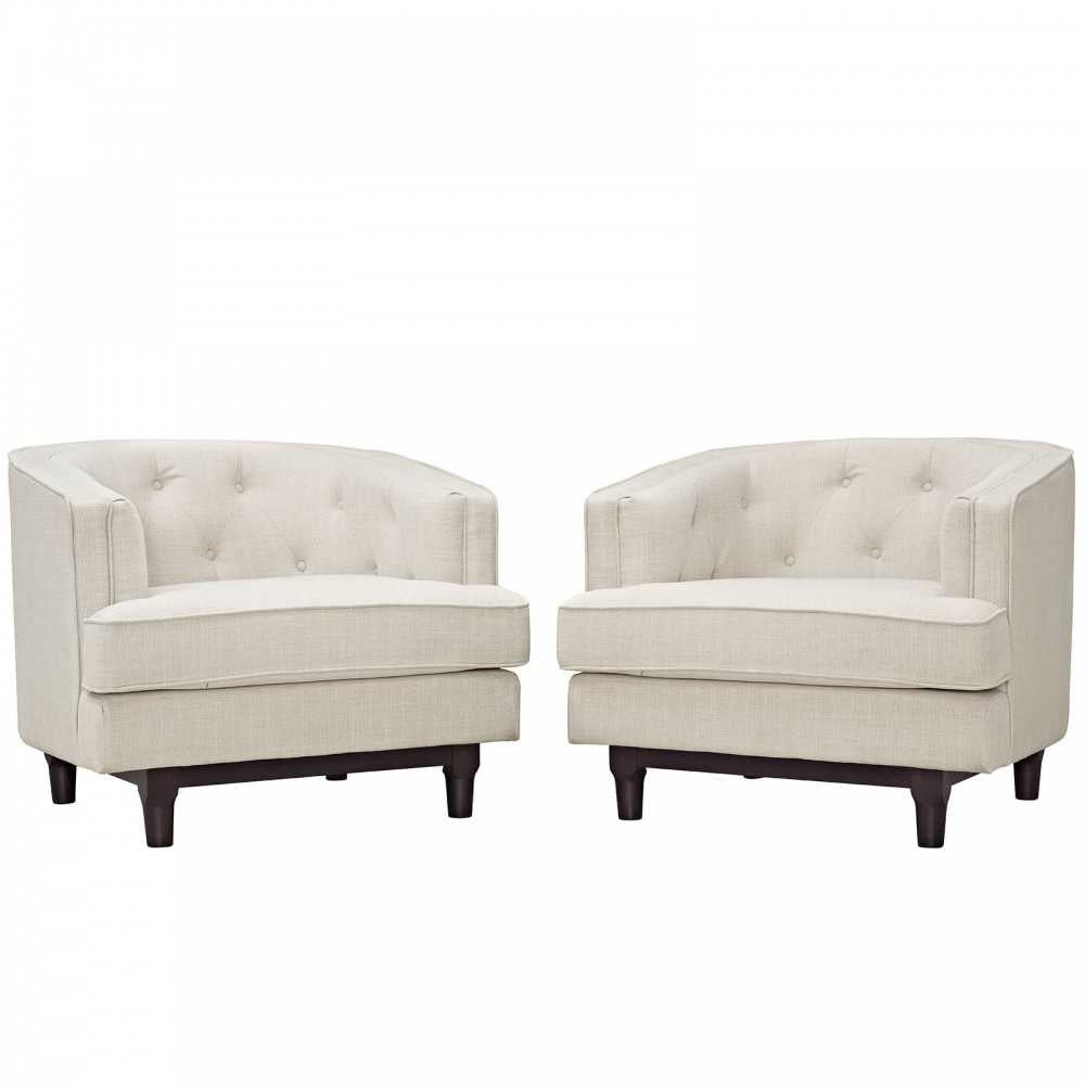 Coast Armchairs Set of 2, Beige