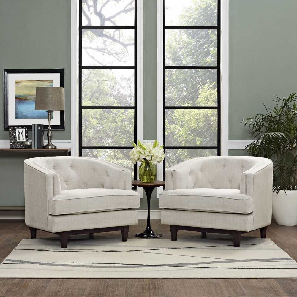 Coast Armchairs Set of 2, Beige