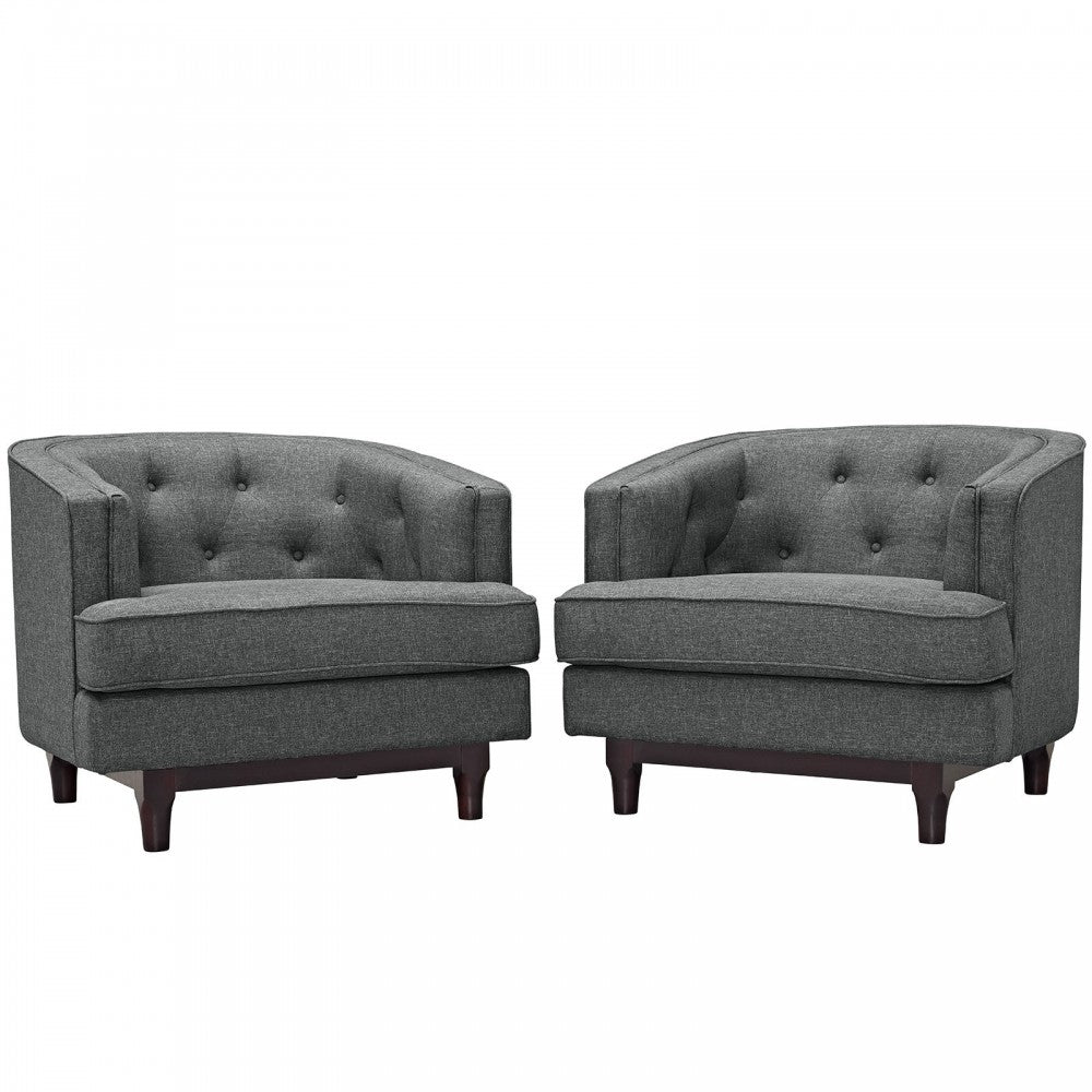 Coast Armchairs Set of 2, Gray