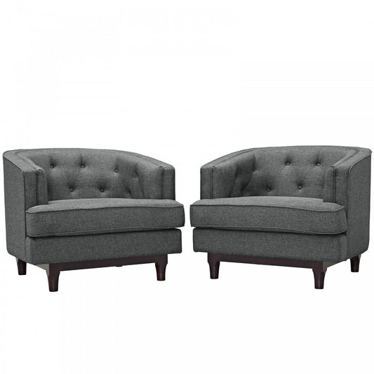 Coast Armchairs Set of 2, Gray