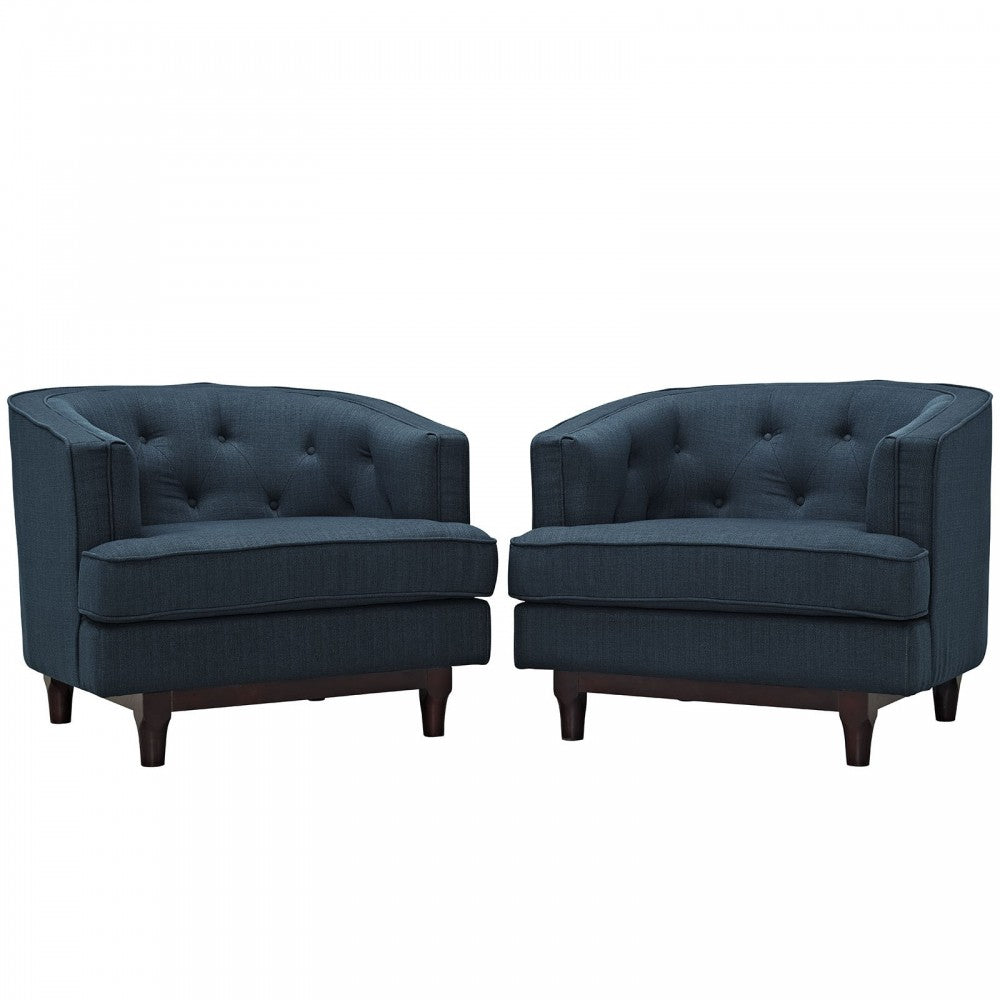 Coast Armchairs Set of 2, Azure