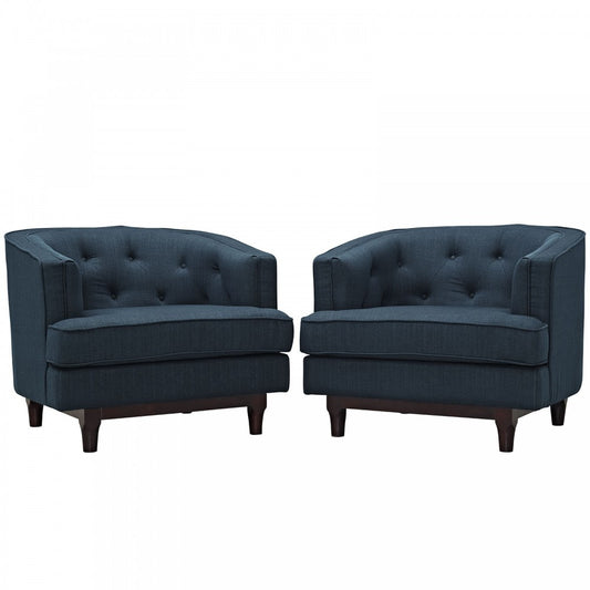 Coast Armchairs Set of 2, Azure