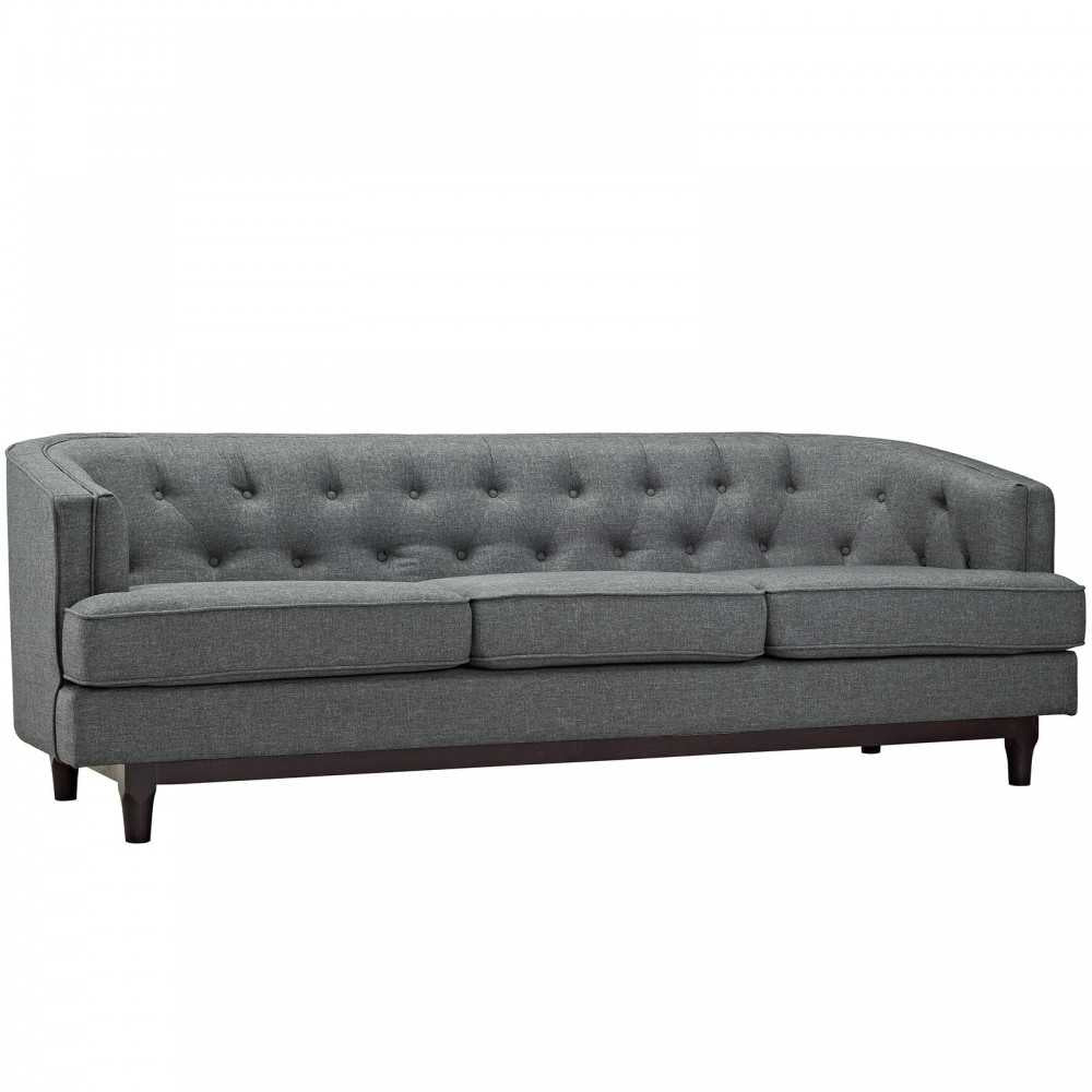 Coast Living Room Set Set of 3, Gray