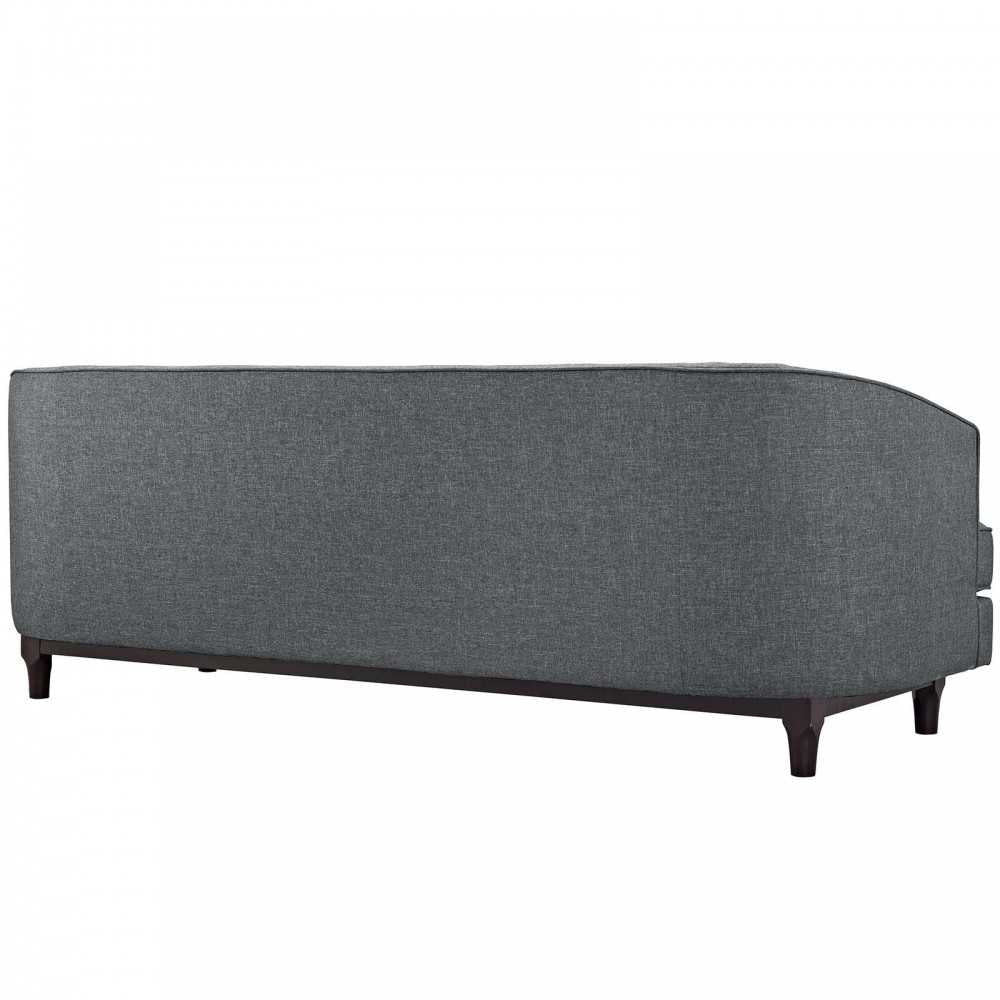 Coast Upholstered Fabric Sofa, Gray