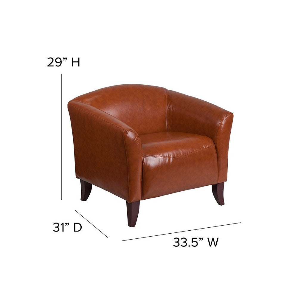 Cognac LeatherSoft Chair