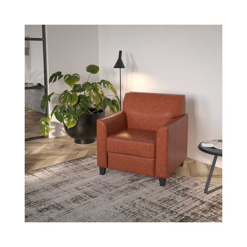 Cognac LeatherSoft Chair