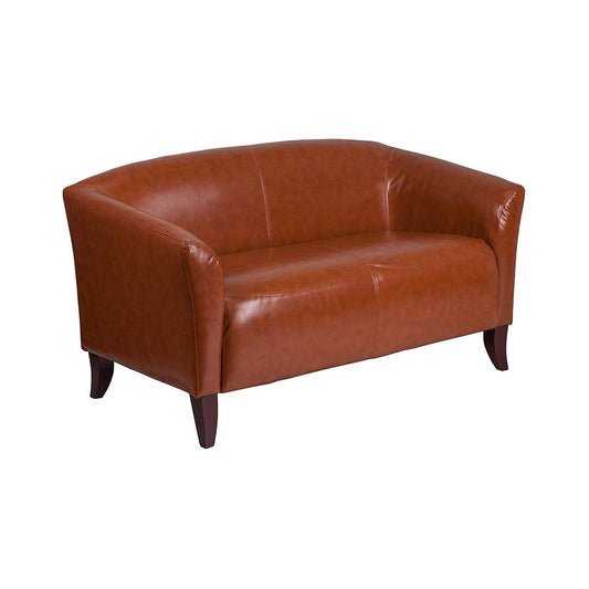 Cognac LeatherSoft Loveseat