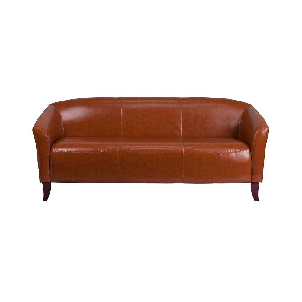 Cognac LeatherSoft Sofa