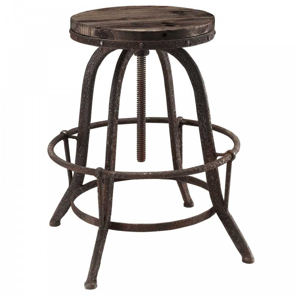 Collect Bar Stool Set of 2, Brown