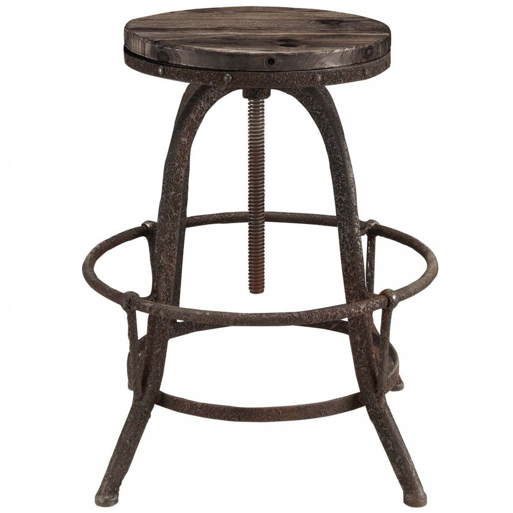 Collect Bar Stool Set of 2, Brown