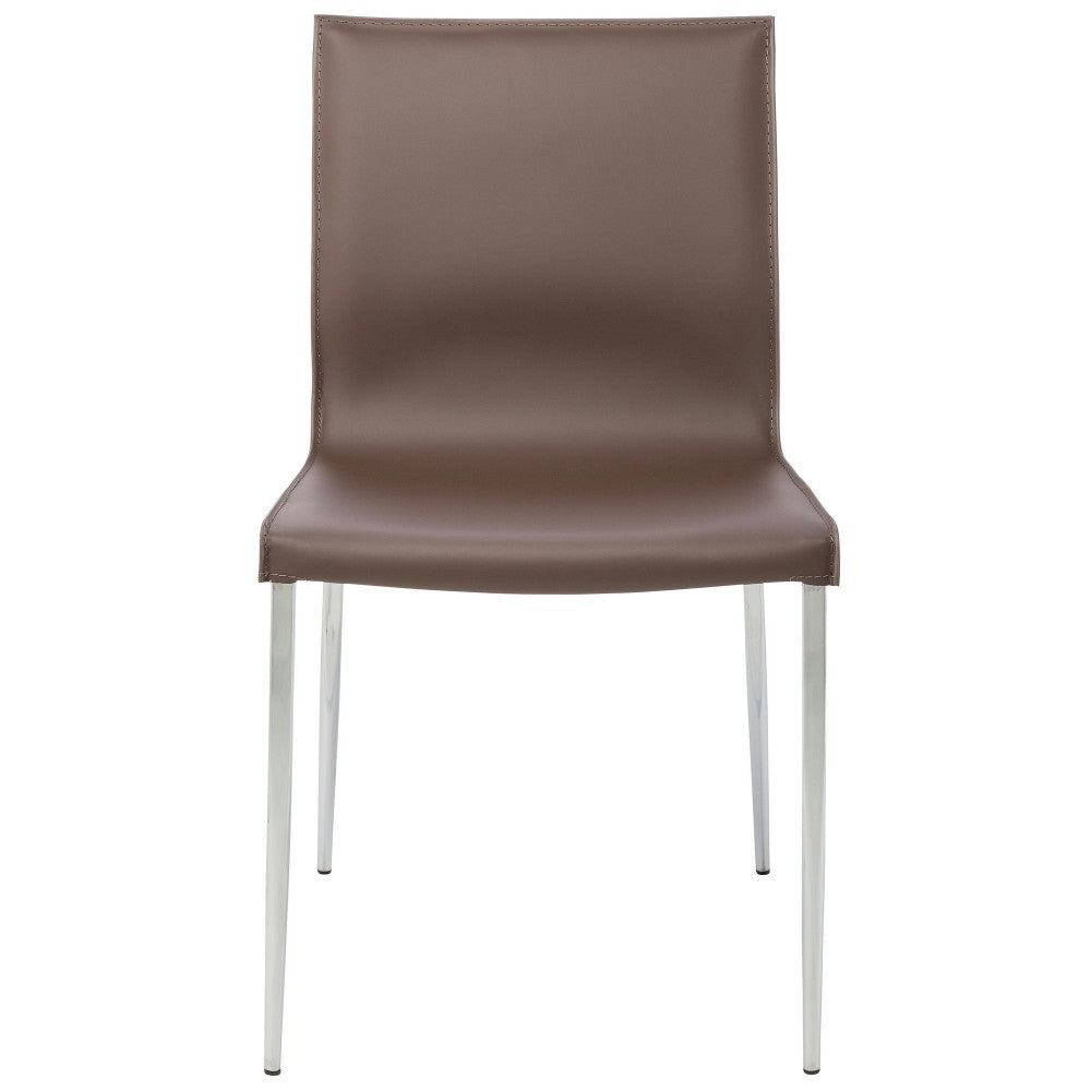 Colter Mink Leather Dining Chair, HGAR397