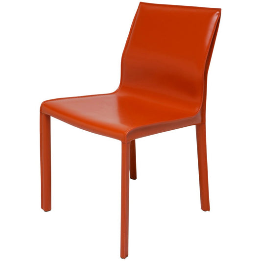 Colter Ochre Leather Dining Chair, HGAR265