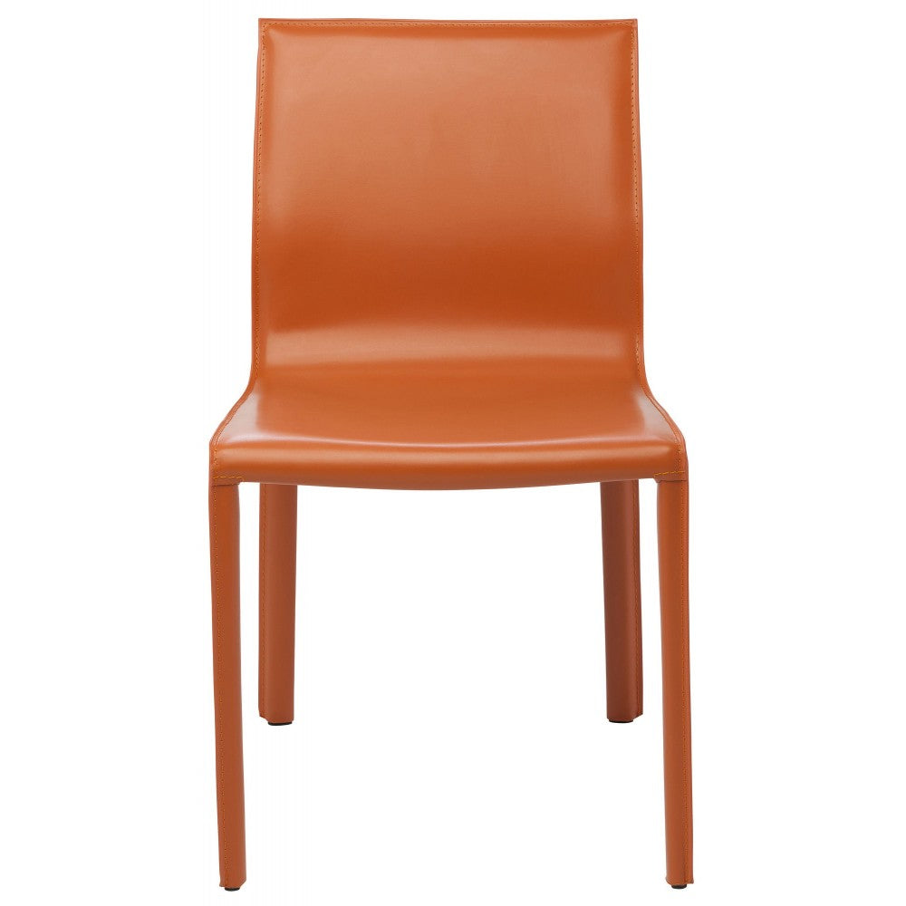 Colter Ochre Leather Dining Chair, HGAR265