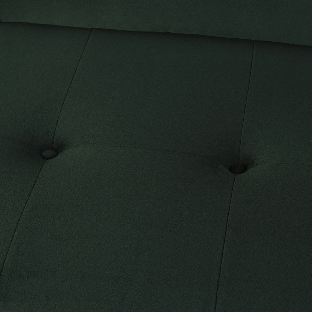 Colyn Emerald Green Fabric Sectional Sofa, HGSC275