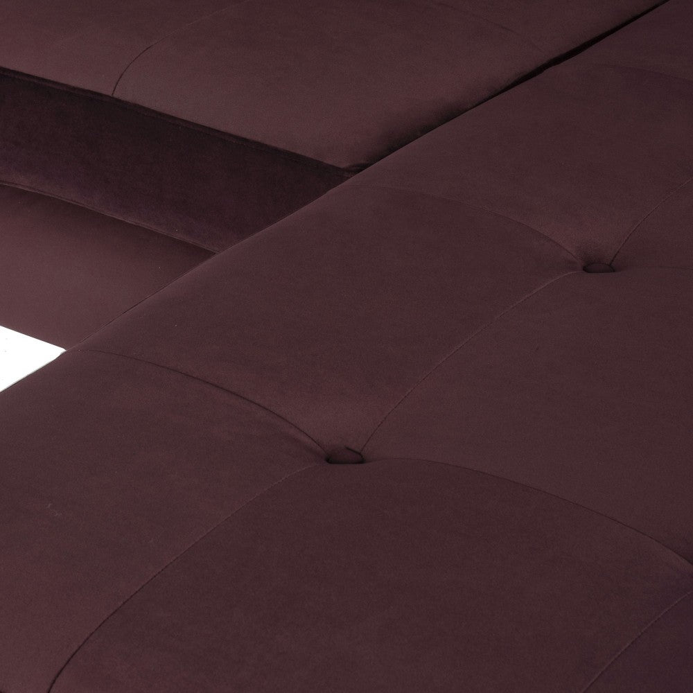 Colyn Mulberry Fabric Sectional Sofa, HGSC673