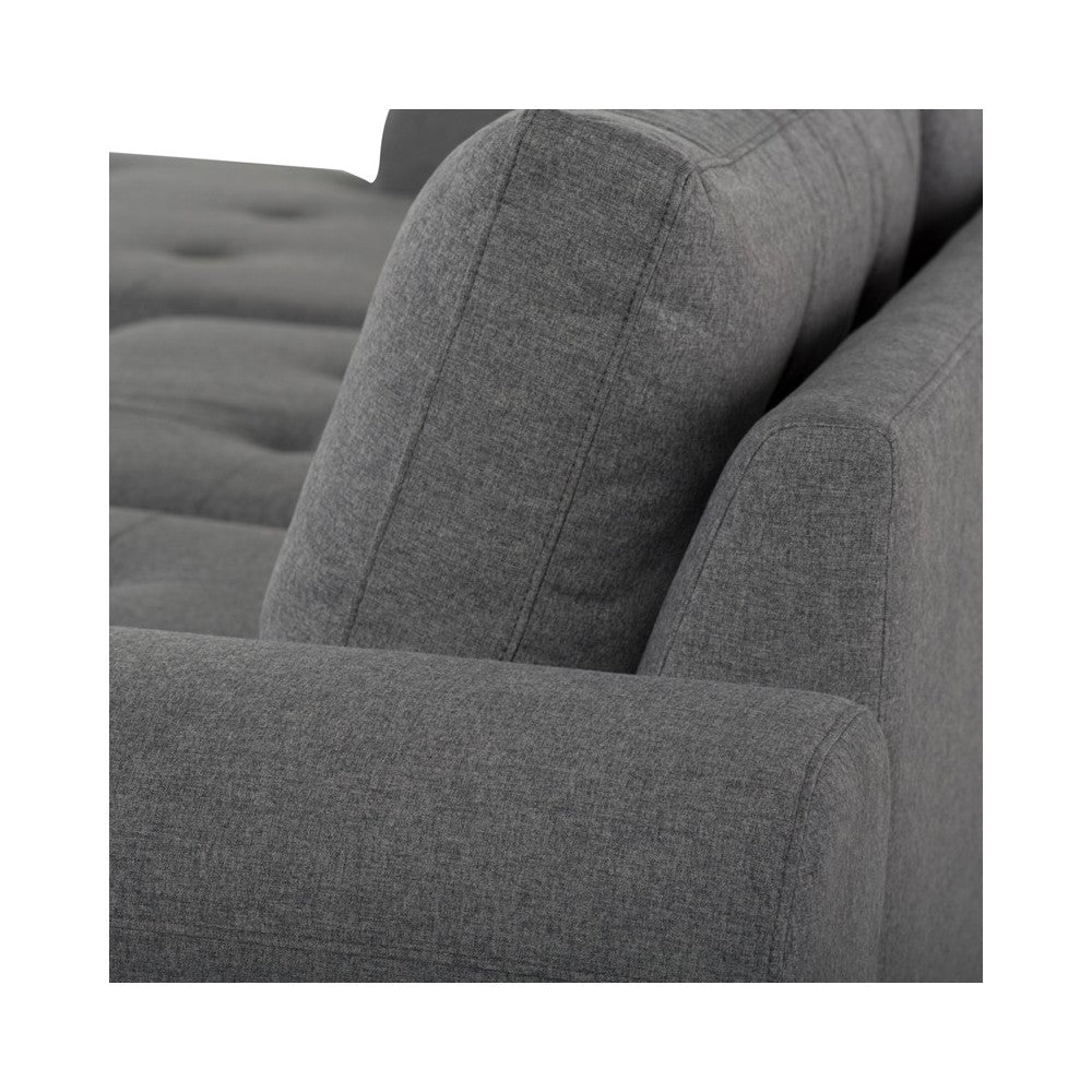 Colyn Shale Gray Fabric Sectional Sofa, HGSC513