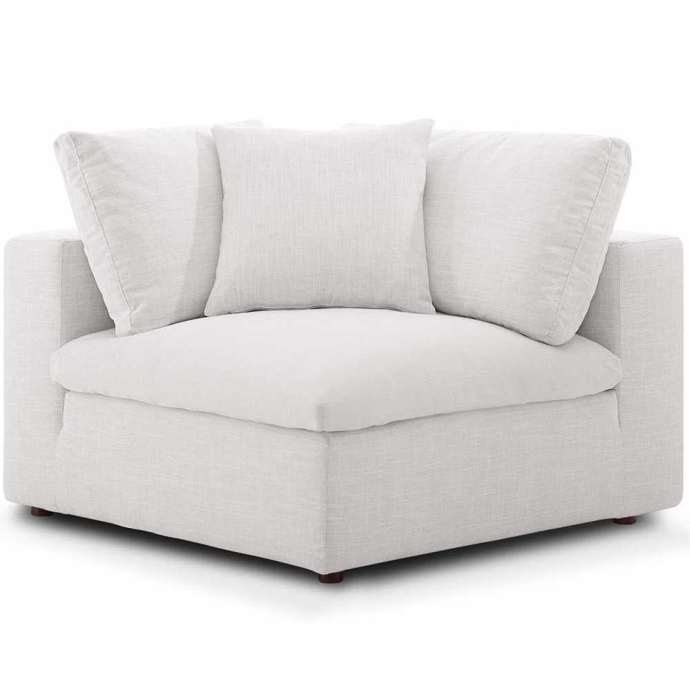 Commix Down Filled Overstuffed 3 Piece Sectional Sofa Set, Beige