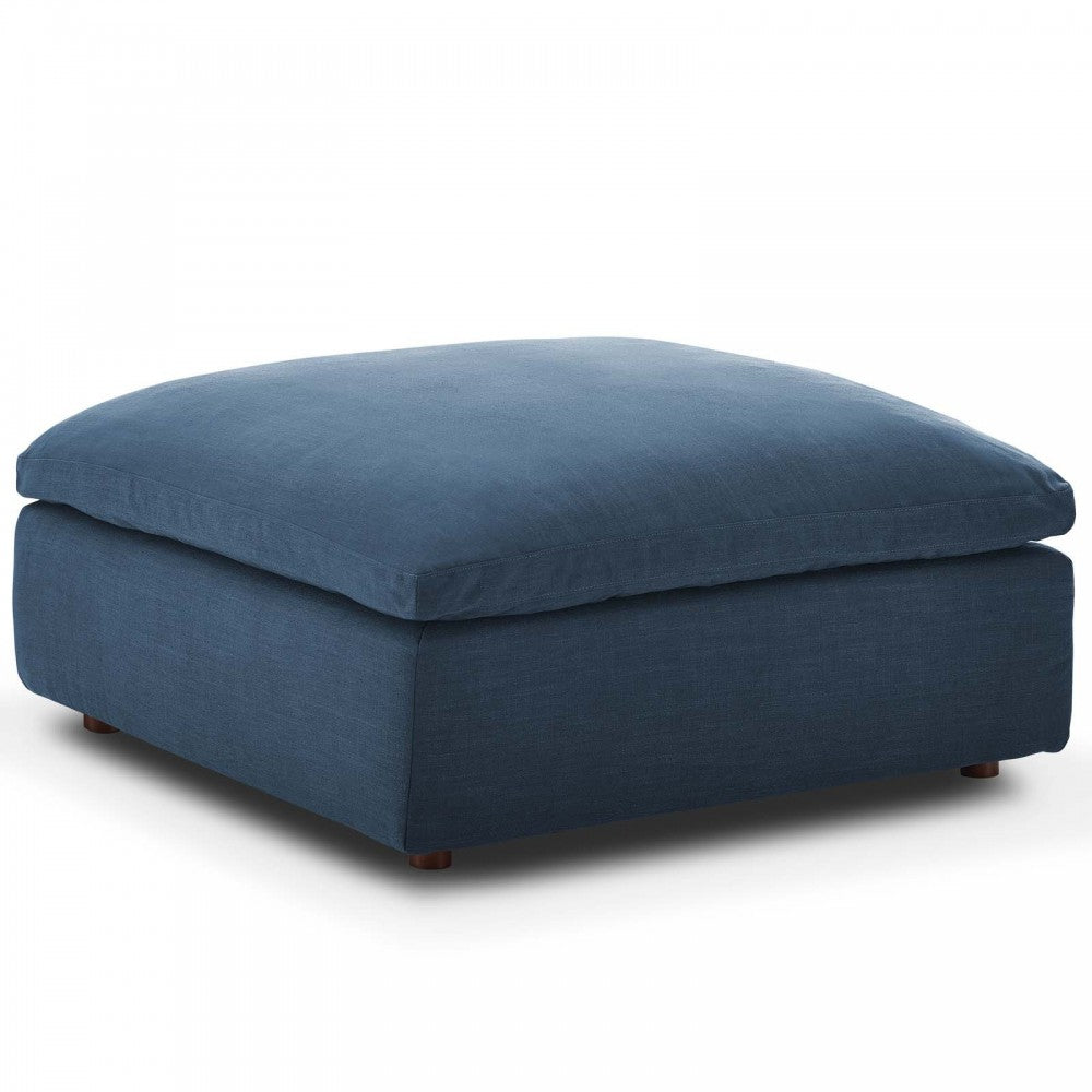 Commix Down Filled Overstuffed 4 Piece Sectional Sofa Set, Azure, EEI-3356-AZU