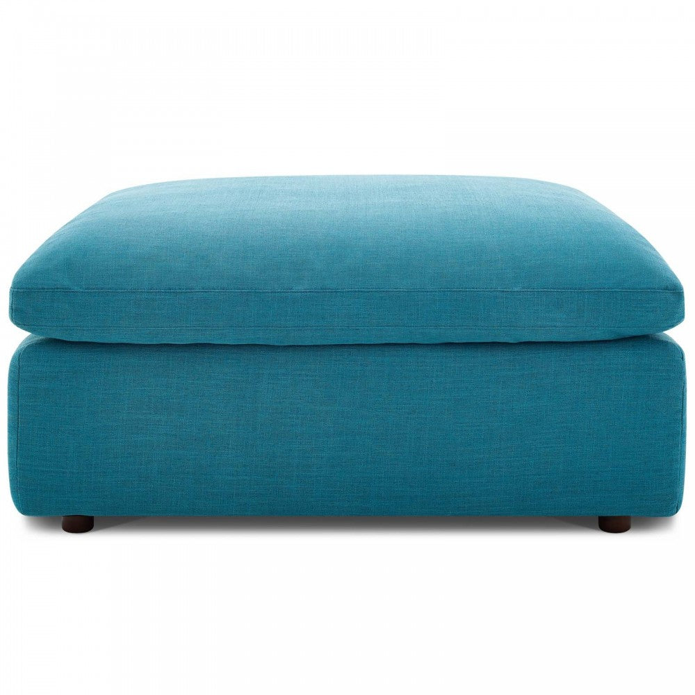 Commix Down Filled Overstuffed 6 Piece Sectional Sofa Set, Teal, EEI-3362-TEA