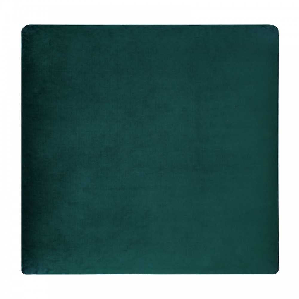 Commix Down Filled Overstuffed Performance Velvet Ottoman, Green