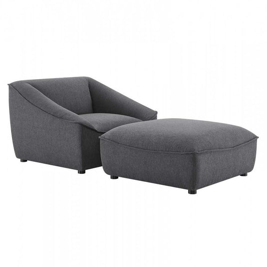Comprise 2-Piece Living Room Set, Charcoal