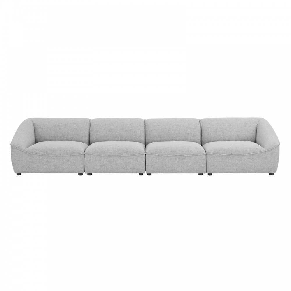 Comprise 4-Piece Sofa, Light Gray