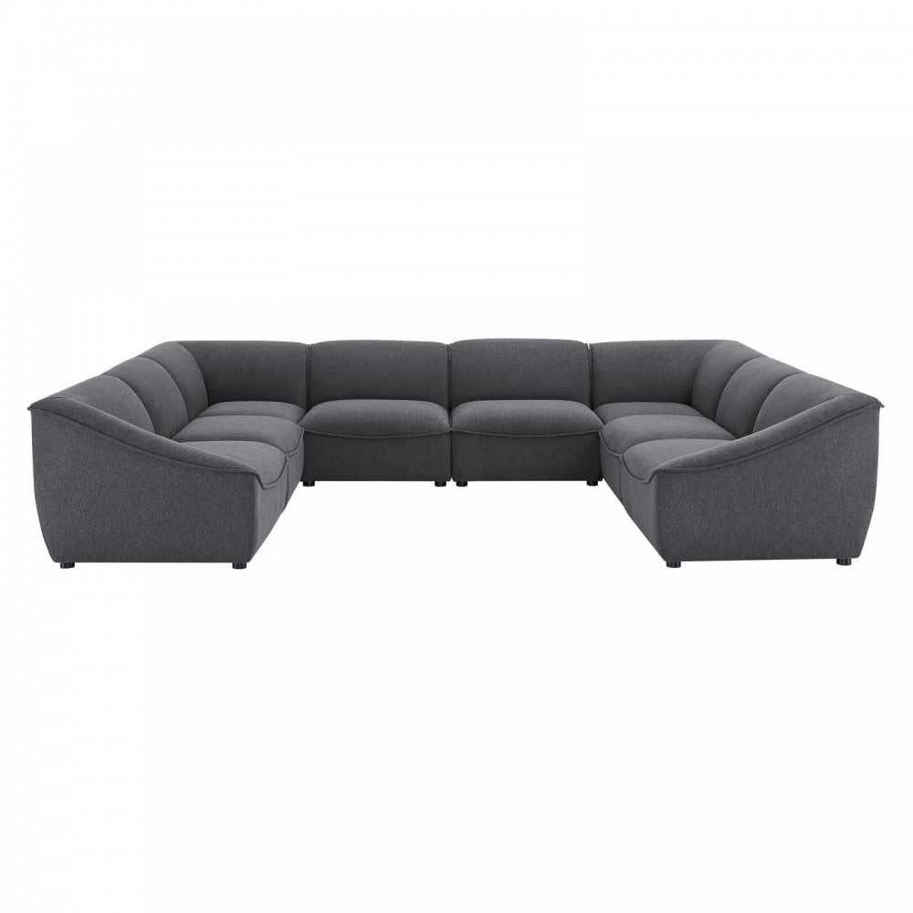 Comprise 8-Piece Sectional Sofa, Charcoal