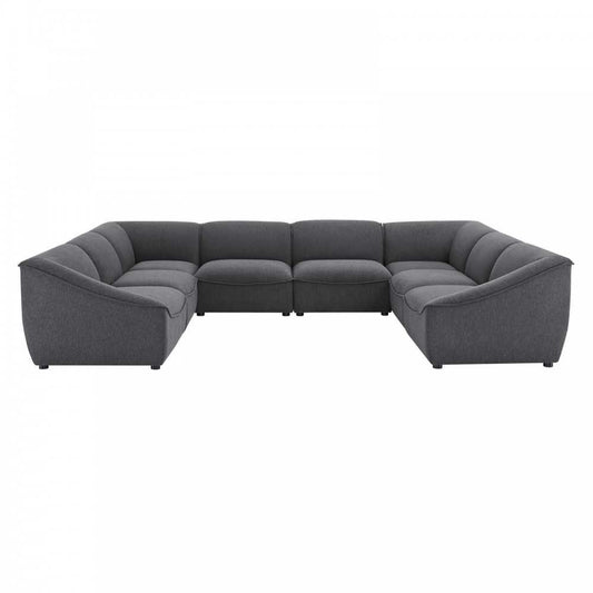 Comprise 8-Piece Sectional Sofa, Charcoal