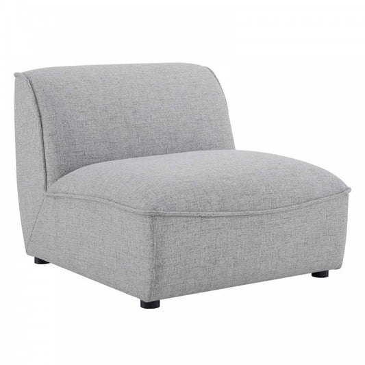 Comprise Armless Chair, Light Gray