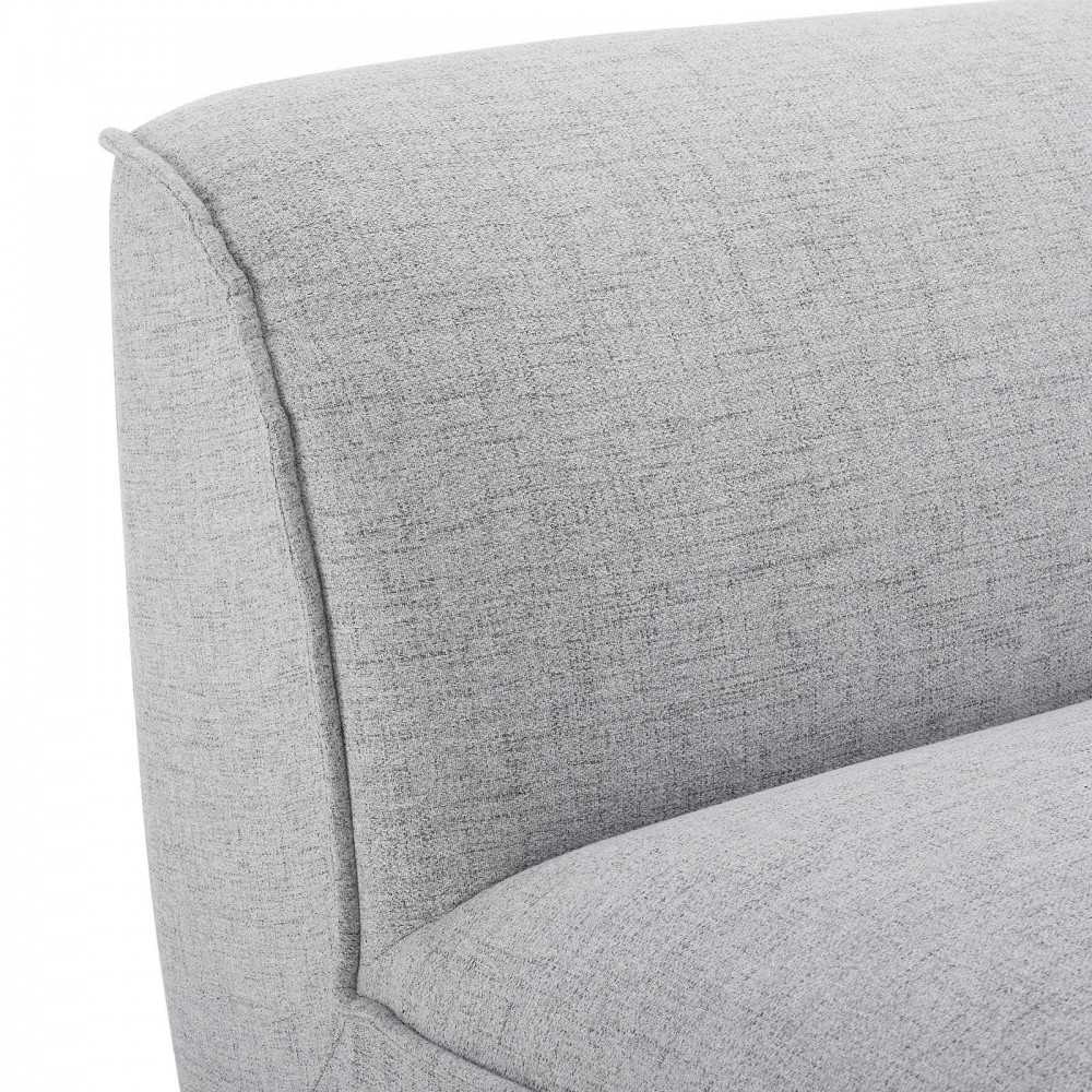 Comprise Armless Chair, Light Gray