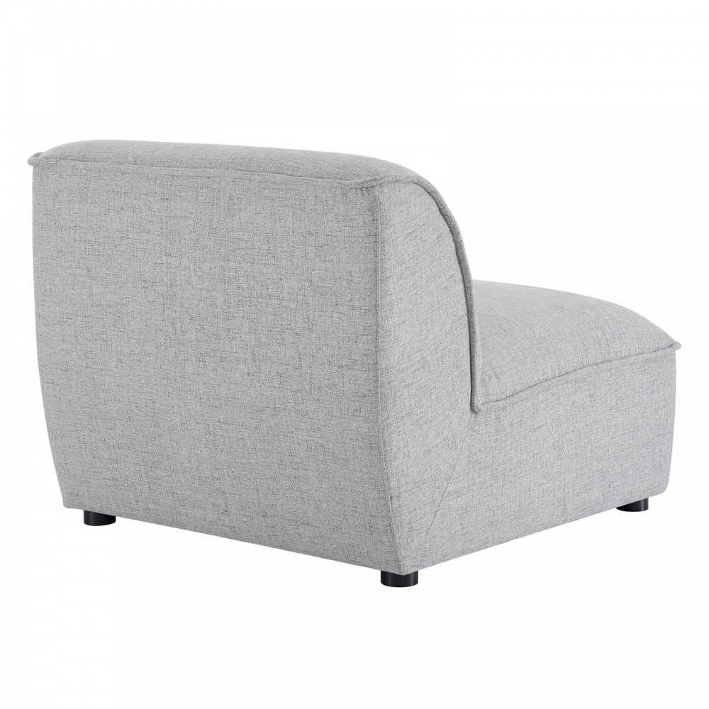 Comprise Armless Chair, Light Gray