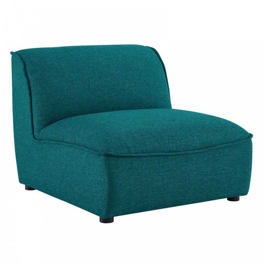 Comprise Armless Chair, Teal