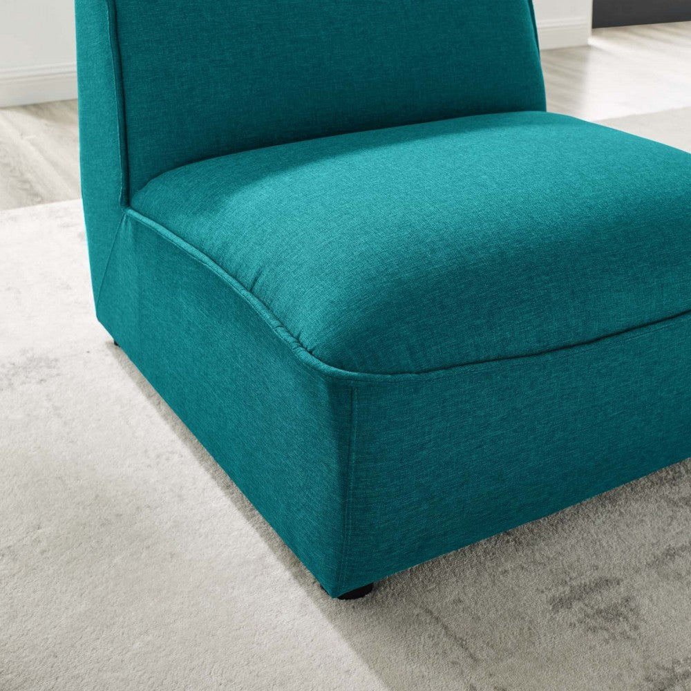 Comprise Armless Chair, Teal