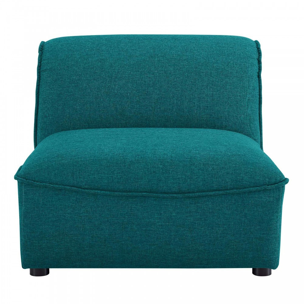 Comprise Armless Chair, Teal