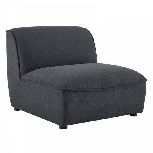 Comprise Armless Chair, Charcoal