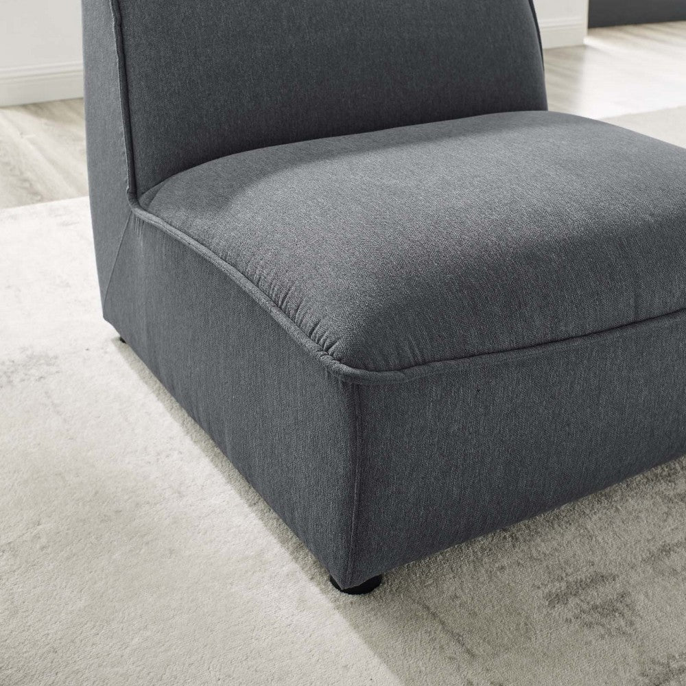 Comprise Armless Chair, Charcoal