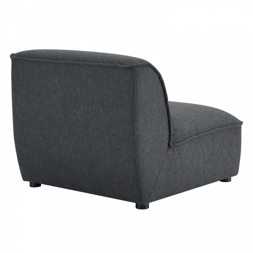Comprise Armless Chair, Charcoal