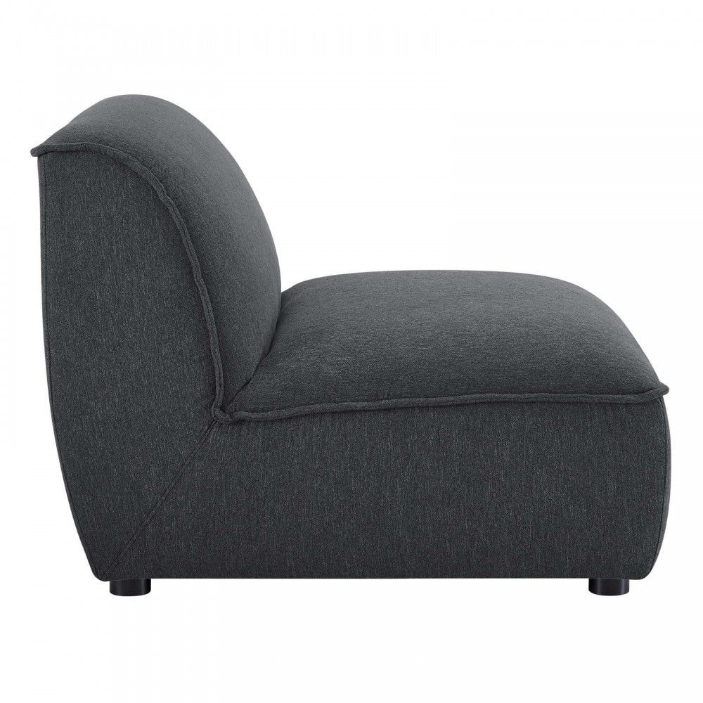 Comprise Armless Chair, Charcoal