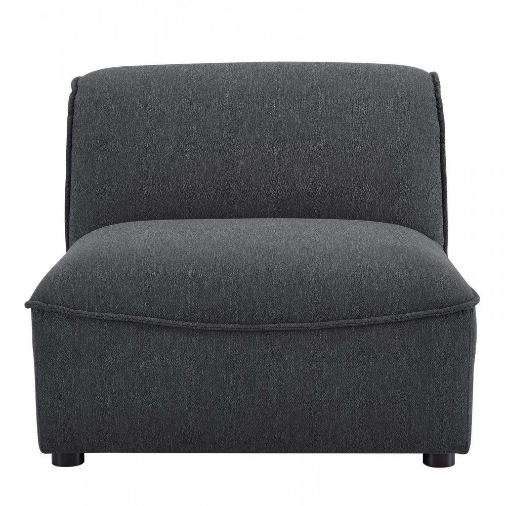 Comprise Armless Chair, Charcoal