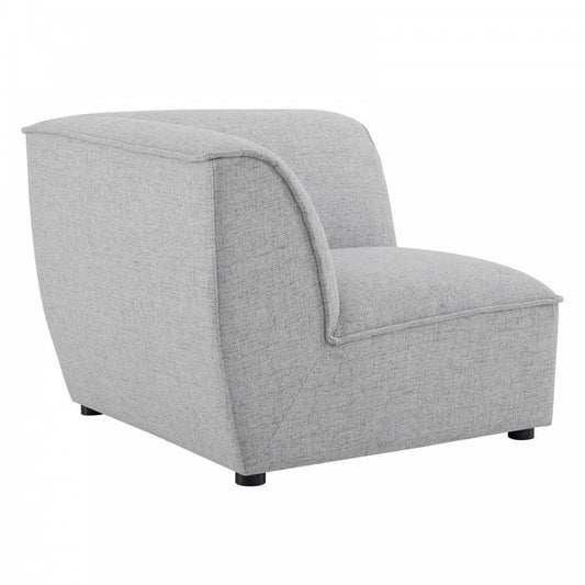 Comprise Corner Sectional Sofa Chair, Light Gray