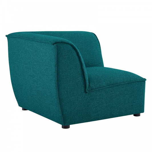 Comprise Corner Sectional Sofa Chair, Teal