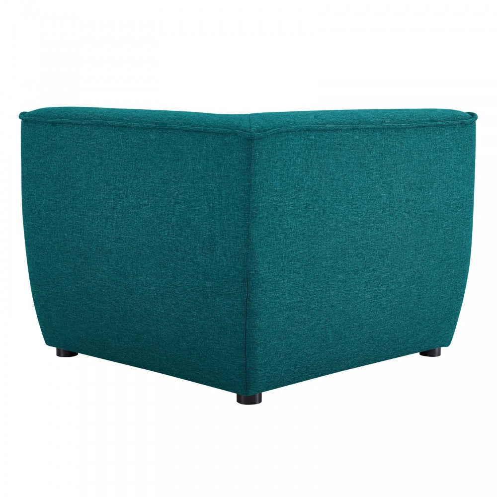 Comprise Corner Sectional Sofa Chair, Teal