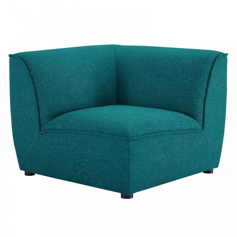 Comprise Corner Sectional Sofa Chair, Teal