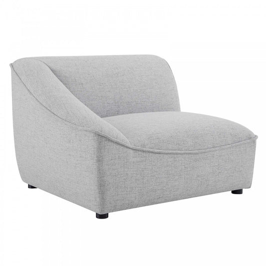 Comprise Left-Arm Sectional Sofa Chair, Light Gray