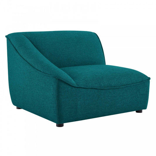 Comprise Left-Arm Sectional Sofa Chair, Teal