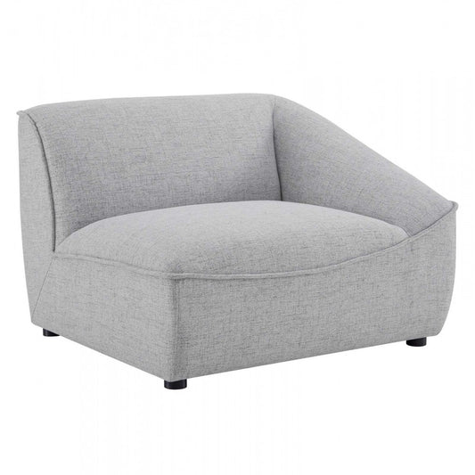 Comprise Right-Arm Sectional Sofa Chair, Light Gray